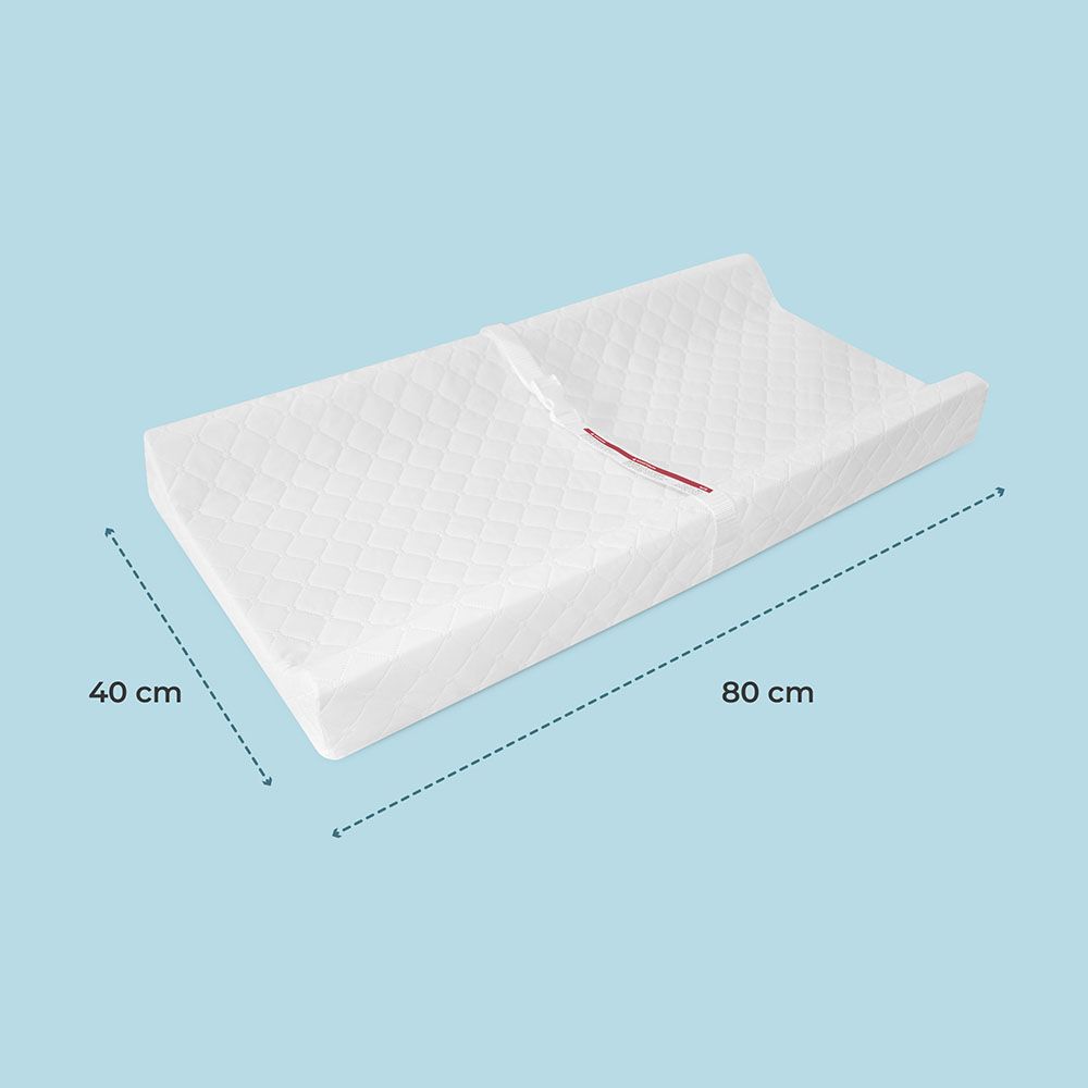 Moon - Waterproof Changing Mat - White