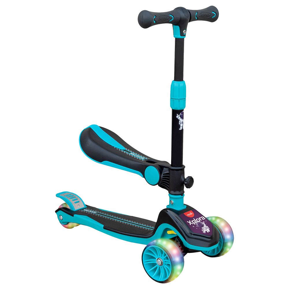 Moon - Xplora Foldable Scooter w/ Seat - Blue