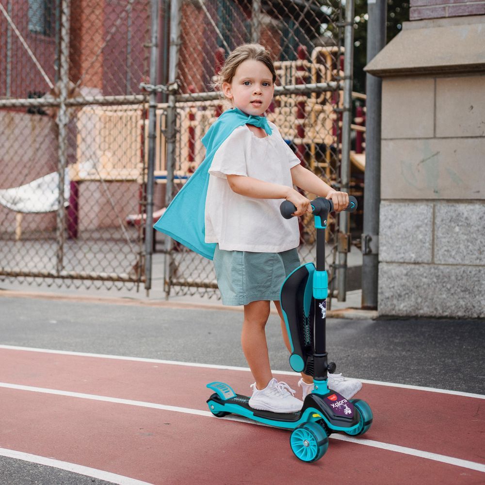 Moon - Xplora Foldable Scooter w/ Seat - Blue