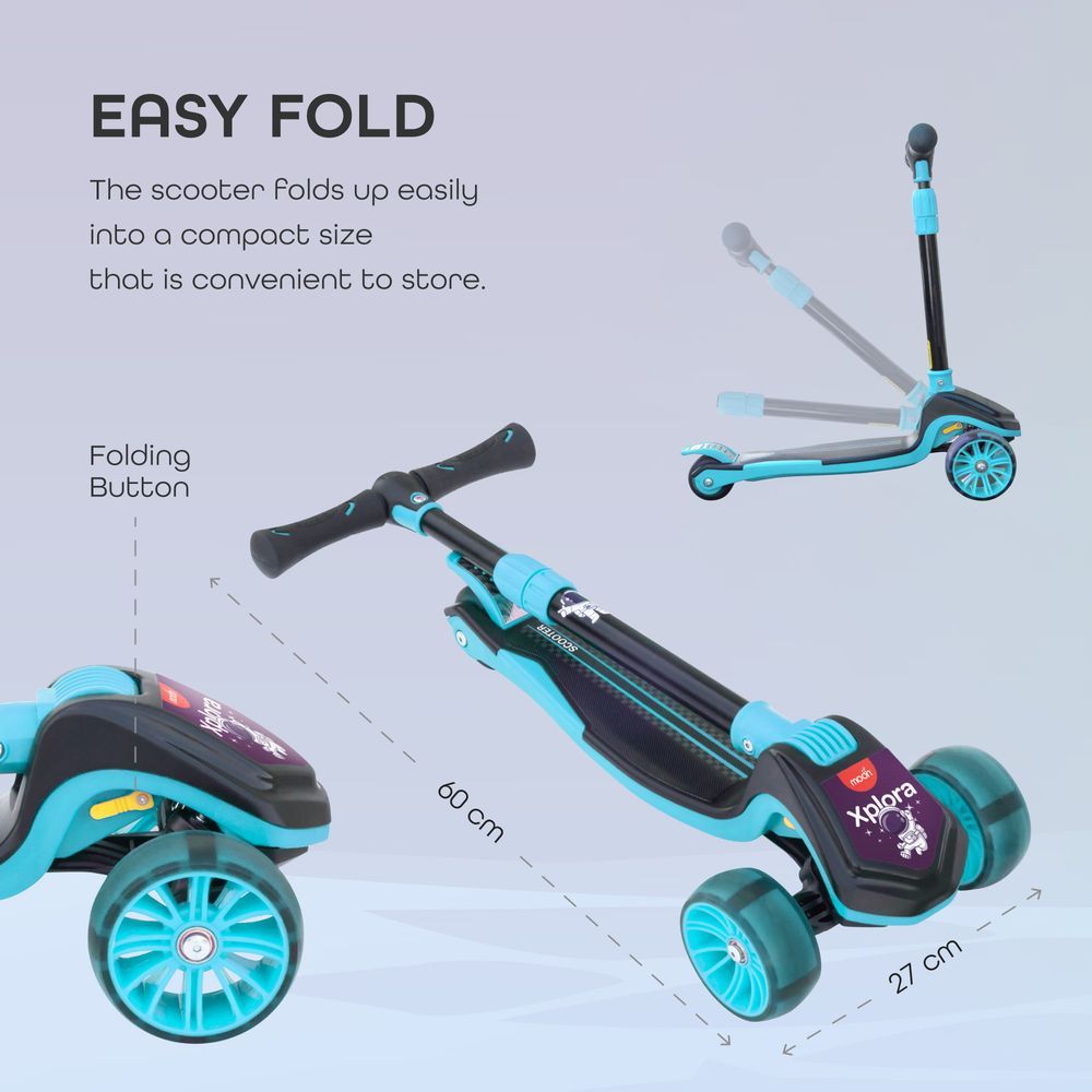 Moon - Xplora Foldable Scooter - Blue