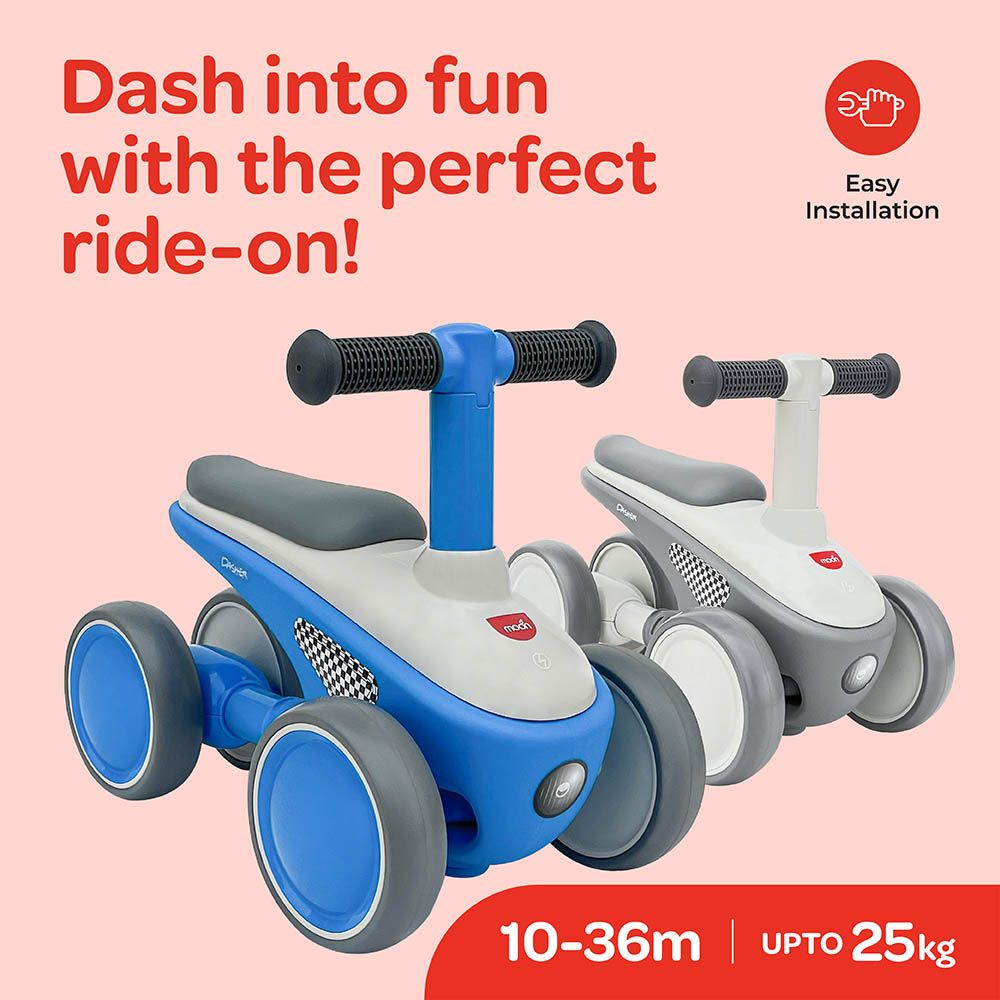 Moon - Dasher Kids Balance Bike - Blue