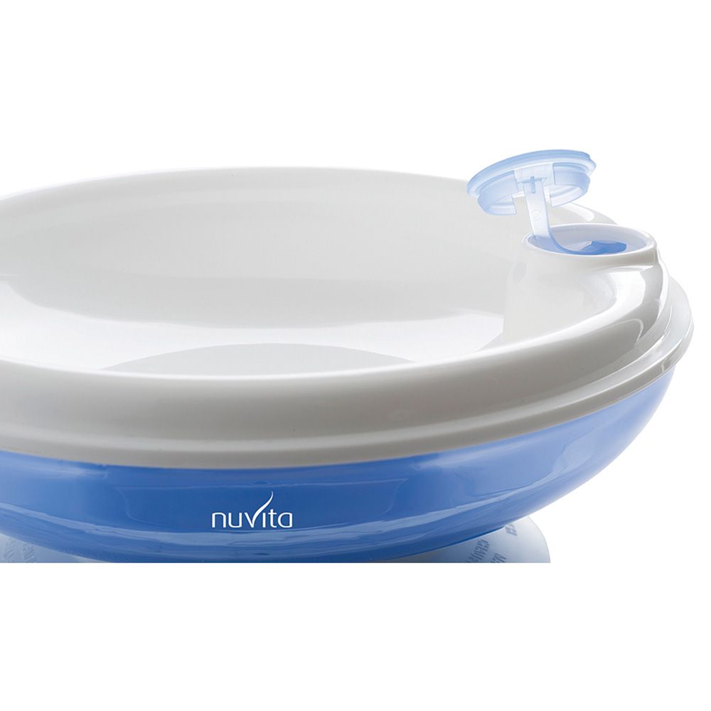 Nuvita - Warm Feeding Plate - Blue