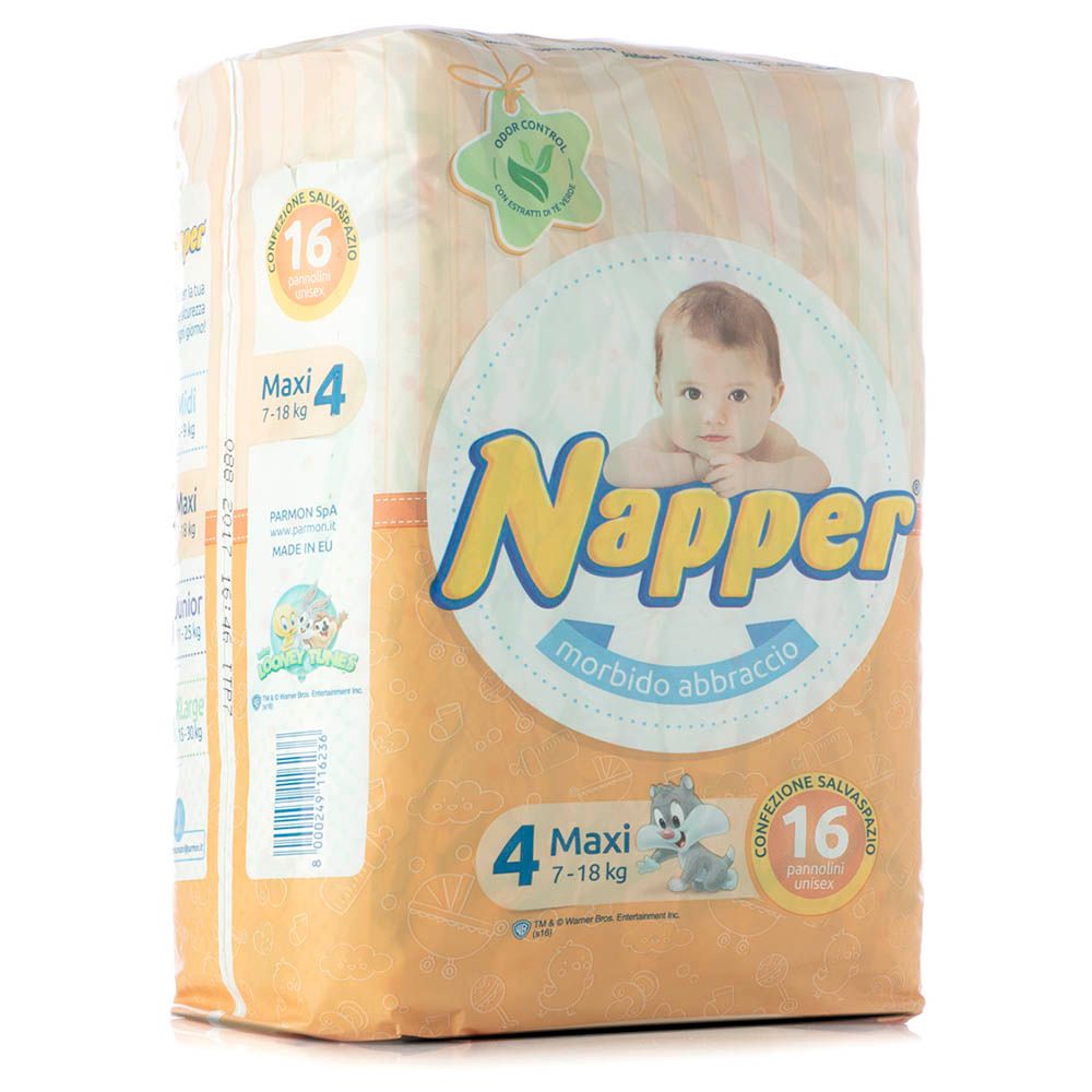 Napper - Diapers Soft Hug Parmon From 7-18kg 16pc