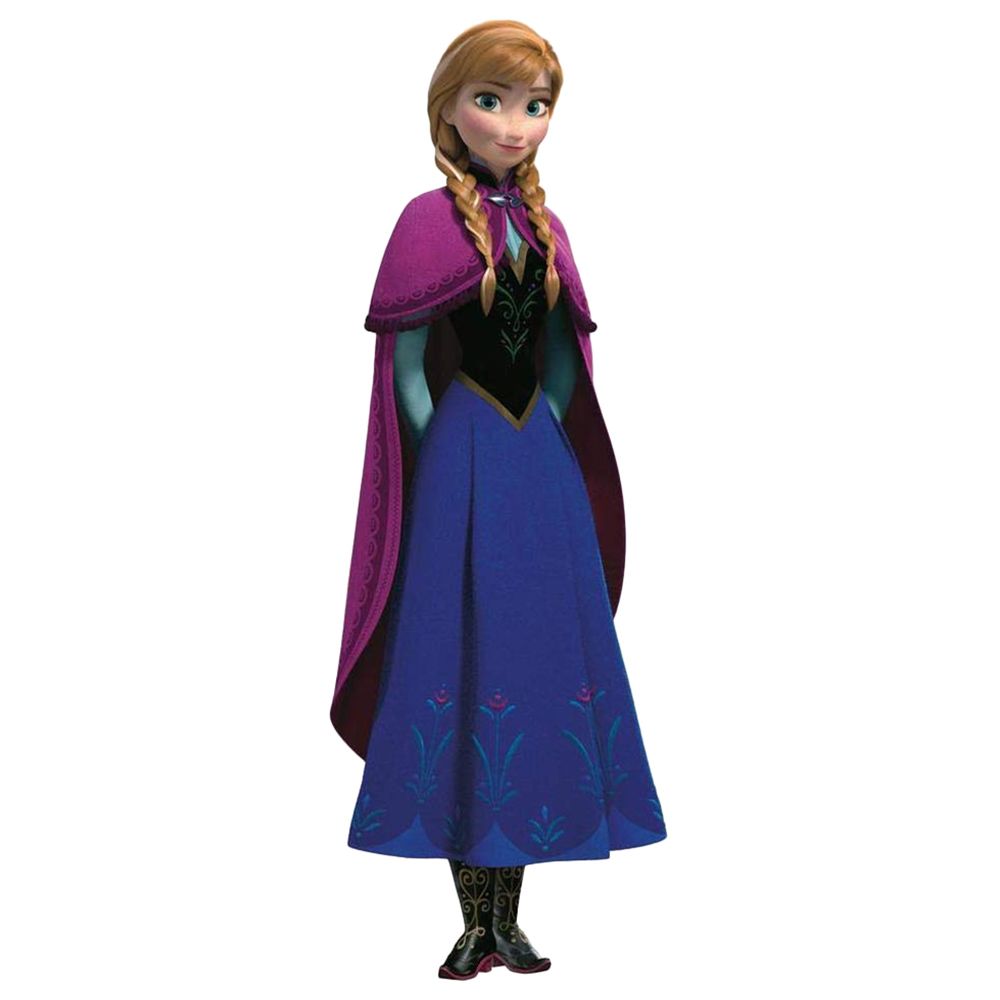 Room Mates Decals - Frozen Anna With Cape Giant