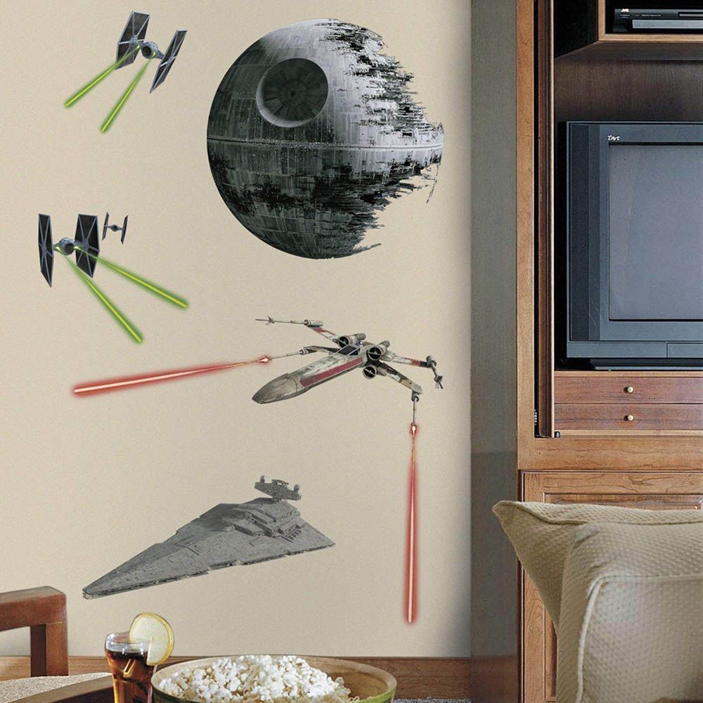 Room Mates Decals - Space Ships P&S Giant Wall Decals