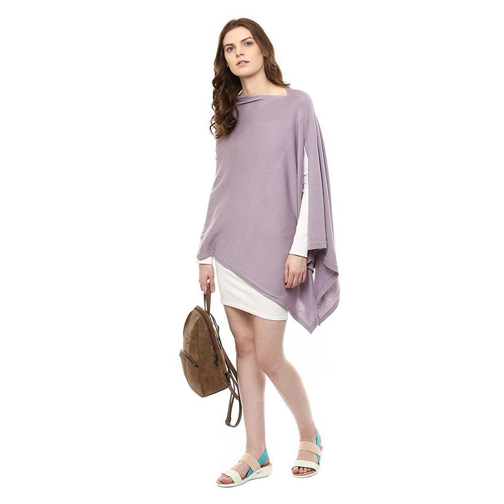 Pluchi - Maternity Poncho Rosette - Purple