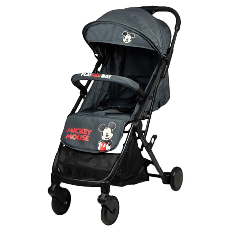 Disney - Mickey Mouse Travel Stroller - Black