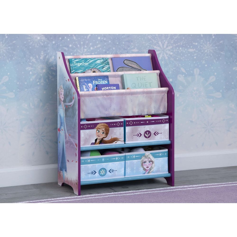 Delta Children - Frozen II Toy & Book Organizer