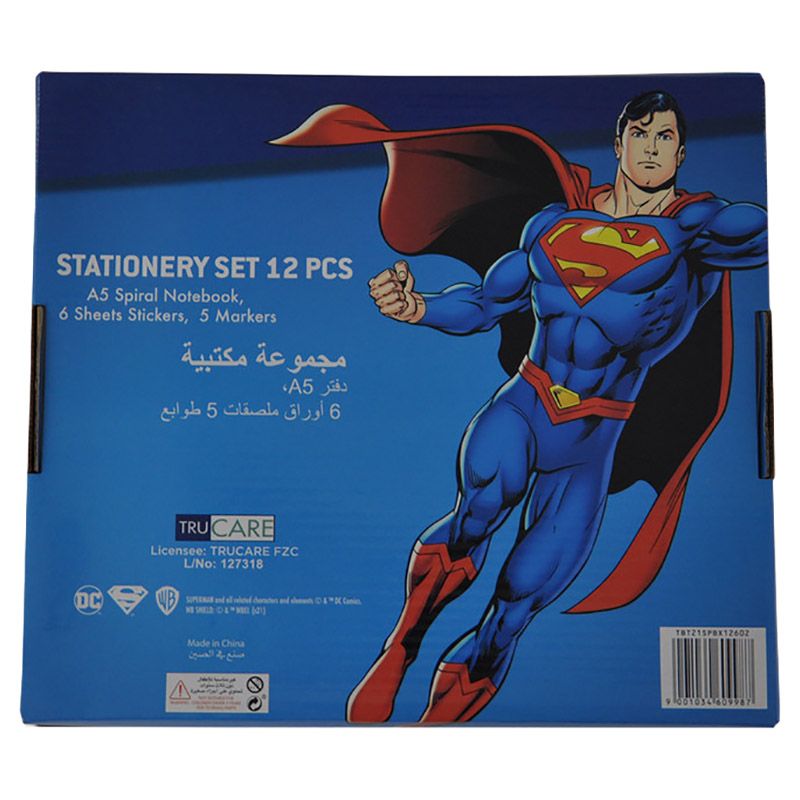 Warner Bros. - Superman Stationery Set 12pc-Set - Blue