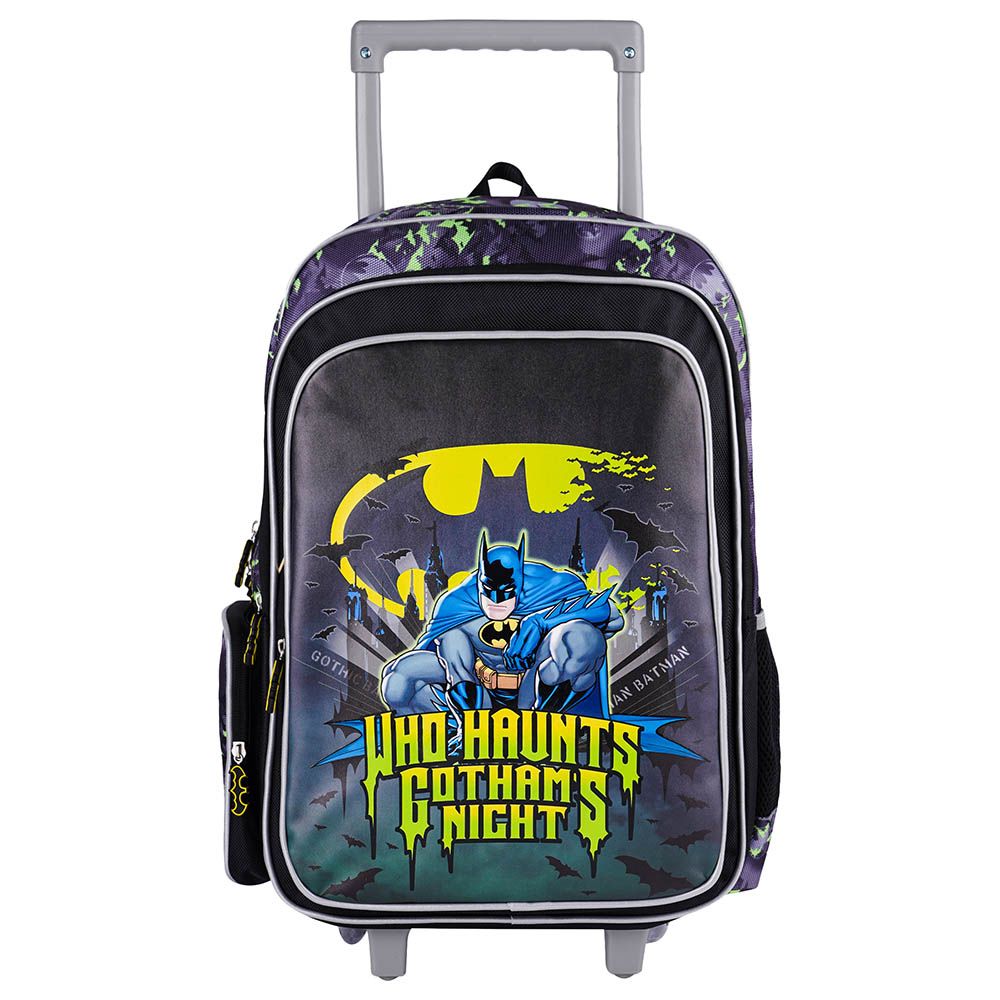 Warner Bros - Batman Who Haunts Gothams Night Trolley Bag - 16-Inch