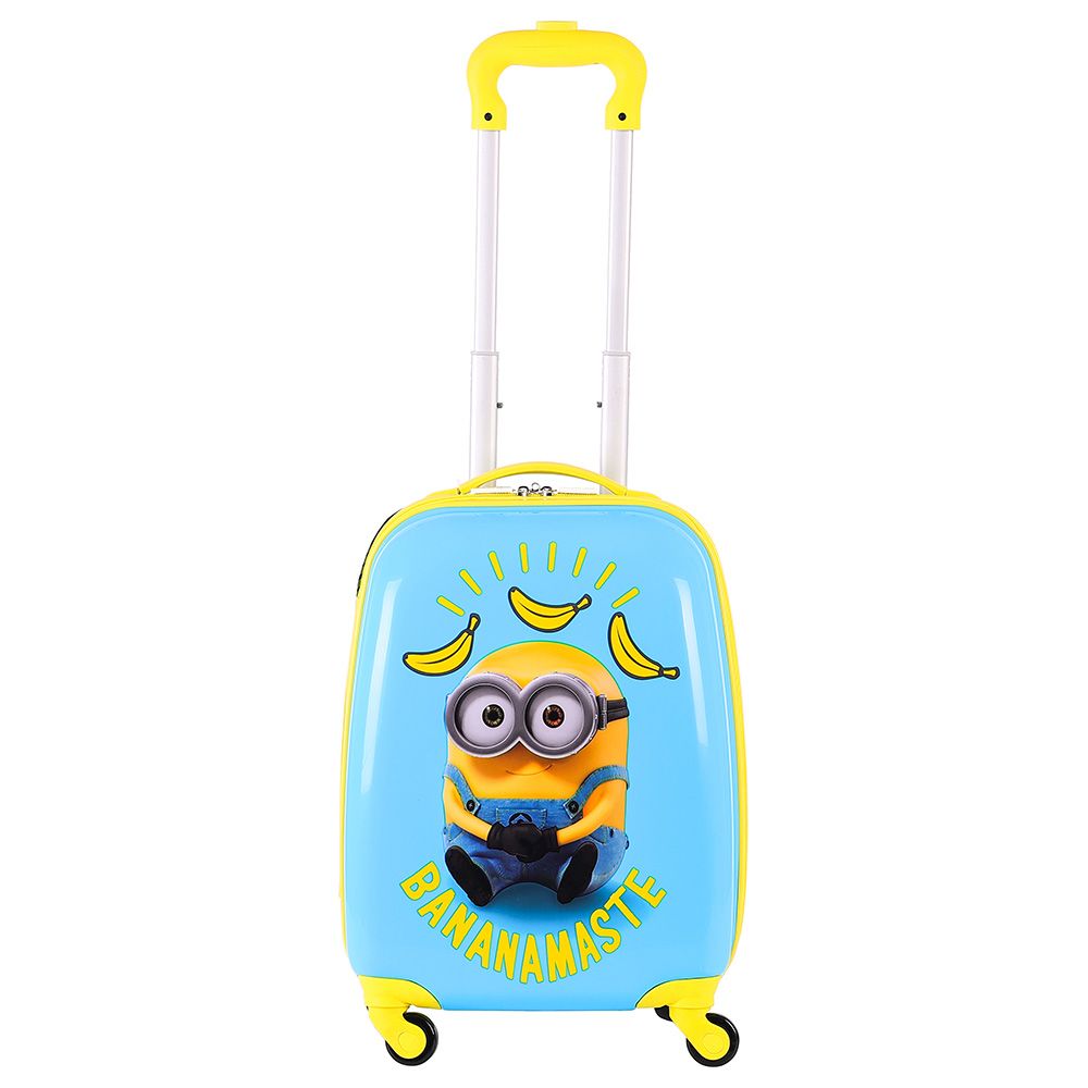 Minions Kids Luggage With Reusable Stickers