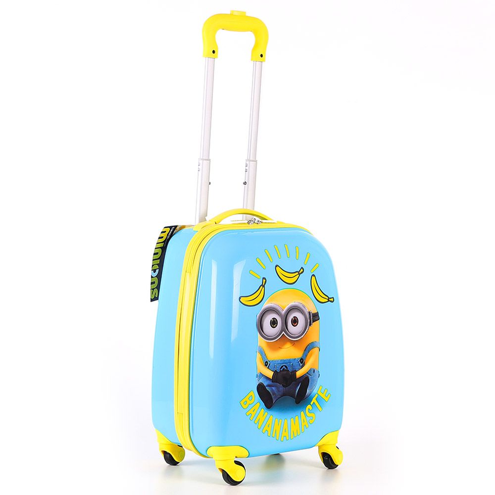 Minions Kids Luggage With Reusable Stickers