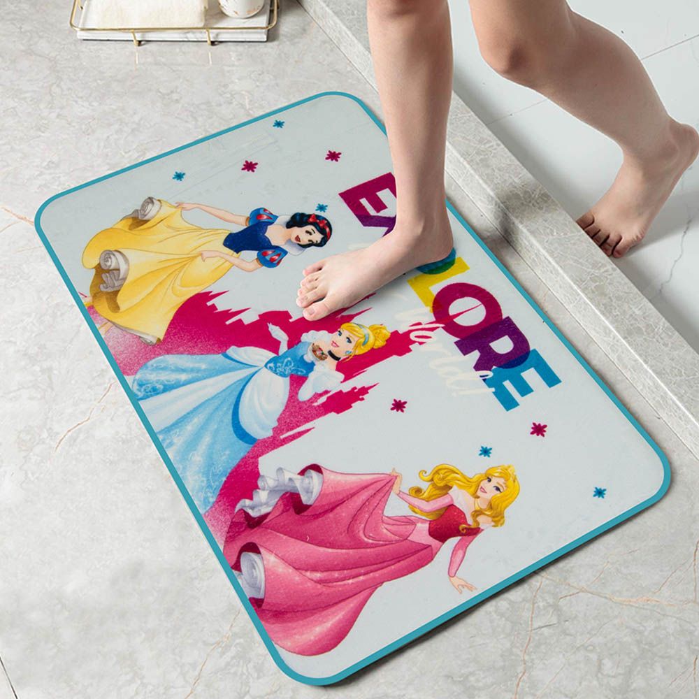 Disney - Princess Floormat for Kids - Blue