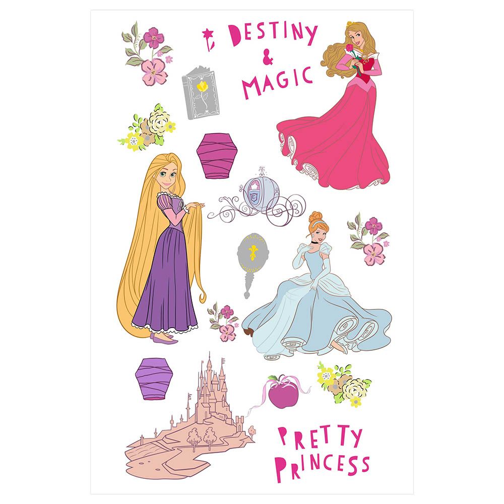 Disney Princess - Removable Art Wall Stickers - Destiny & Magic