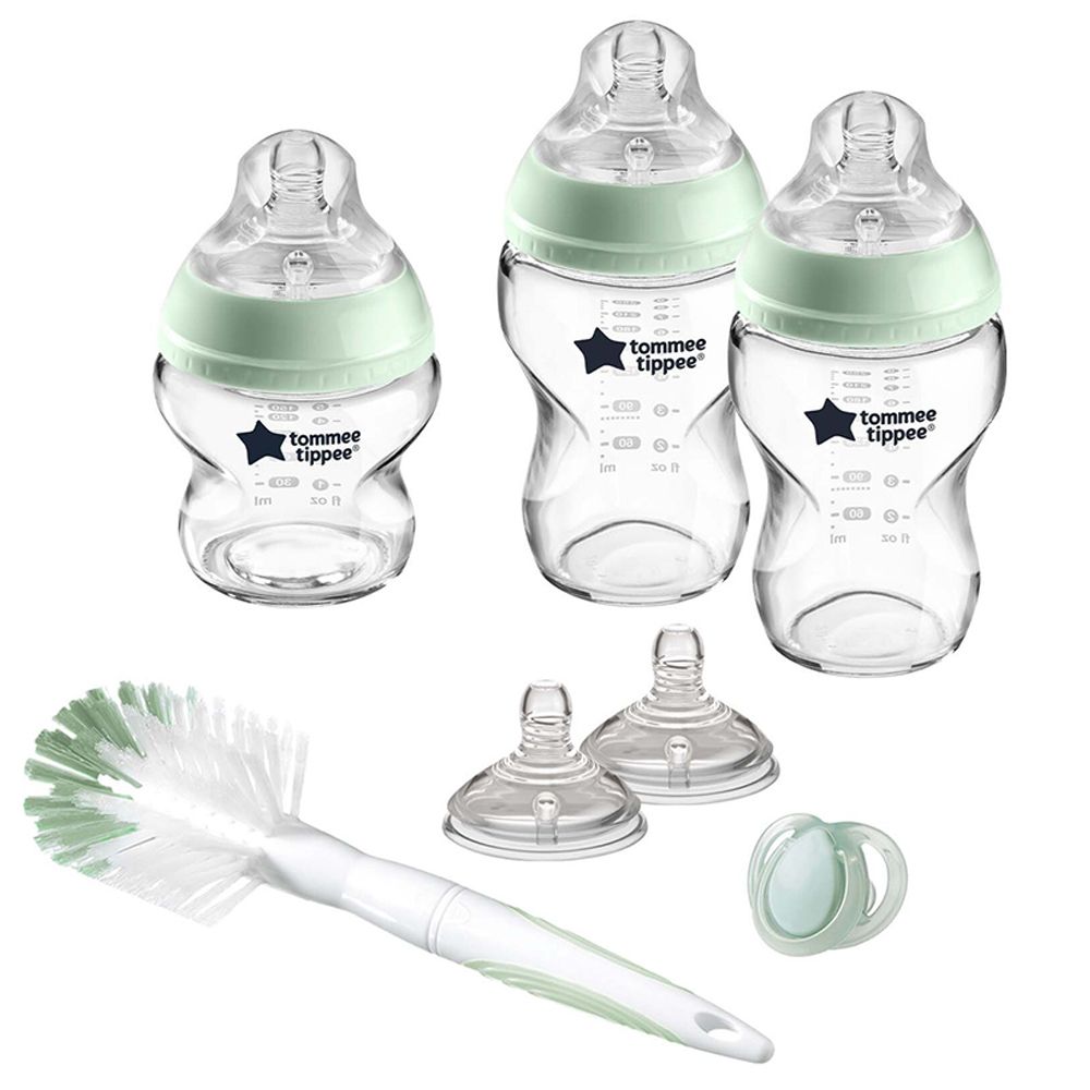 Tommee Tippee Closer to Nature Feeding Bottle Kit - Clear