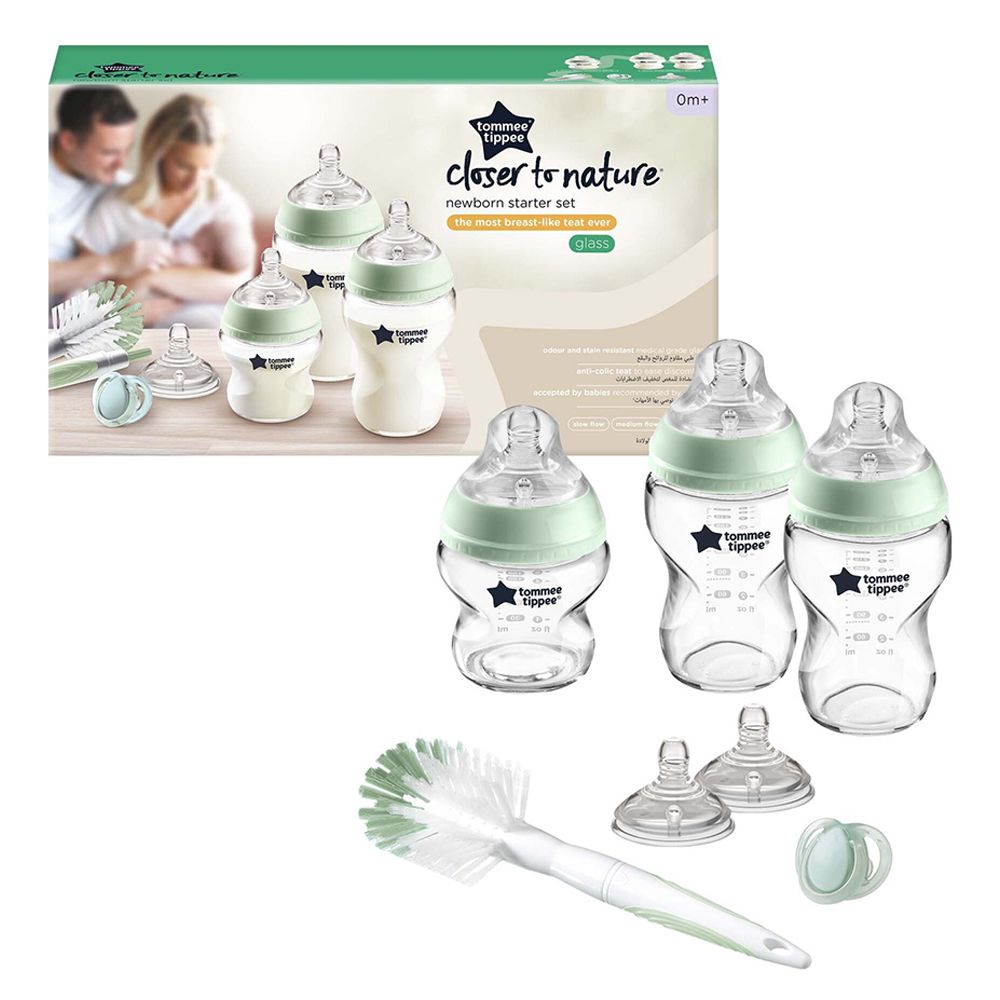 Tommee Tippee Closer to Nature Feeding Bottle Kit - Clear