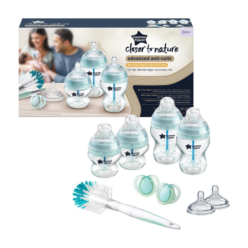 Tommee Tippee - Advance Anti-Colic Newborn Starter Kit - Clear