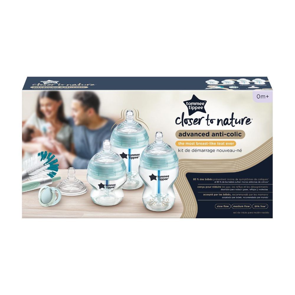 Tommee Tippee - Advance Anti-Colic Newborn Starter Kit - Clear