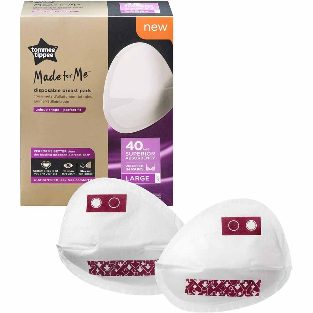 Tommee Tippee Made For Me Disposable Breast Pads 40pc Large