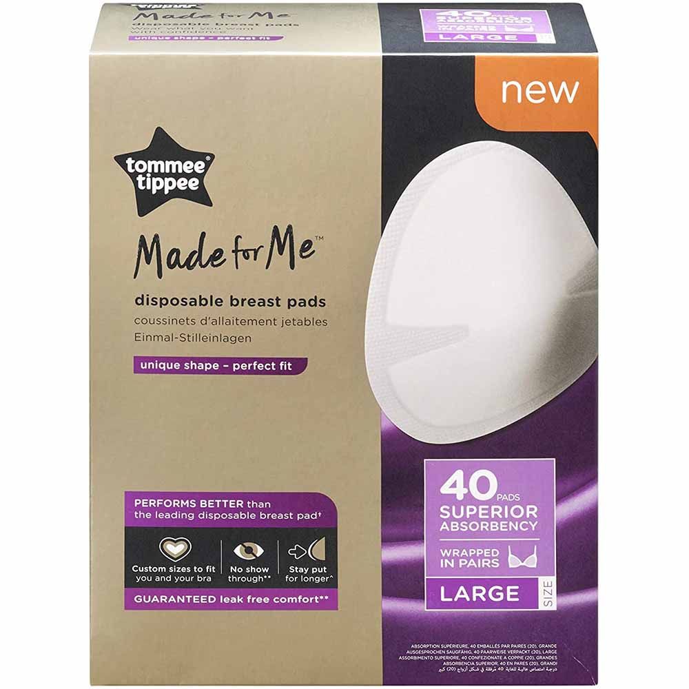 Tommee Tippee Made For Me Disposable Breast Pads 40pc Large