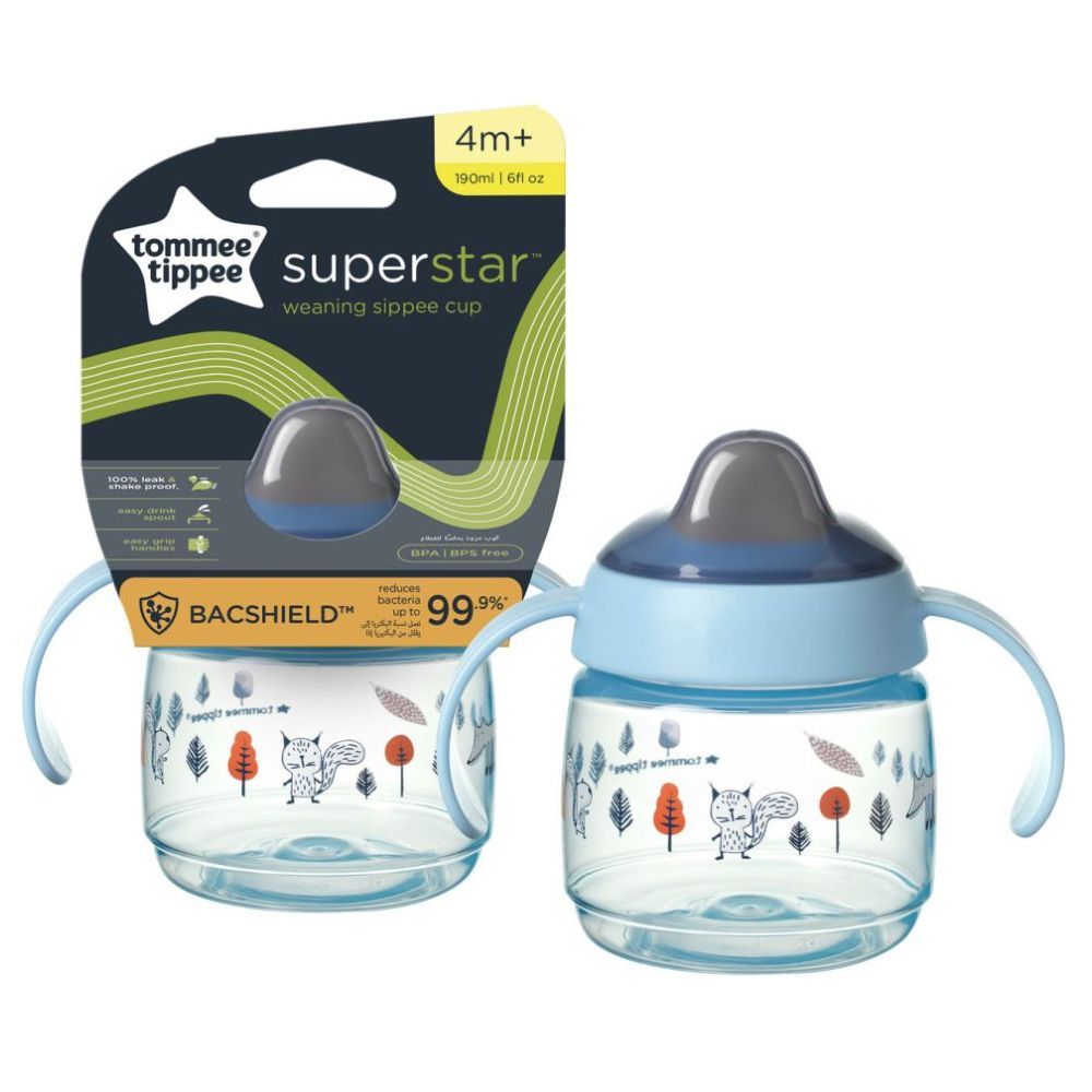 Tommee Tippee - Superstar Sippee Weaning Cup 190 ml - Blue