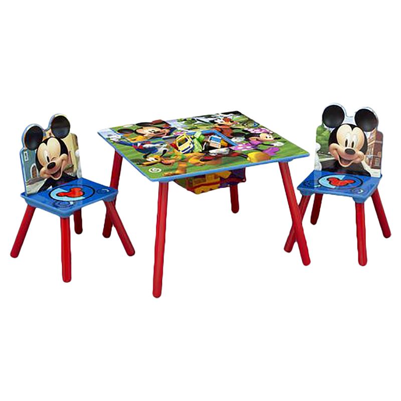 Delta Children Mickey Mouse Kid Table & Chair Set W/ Storage