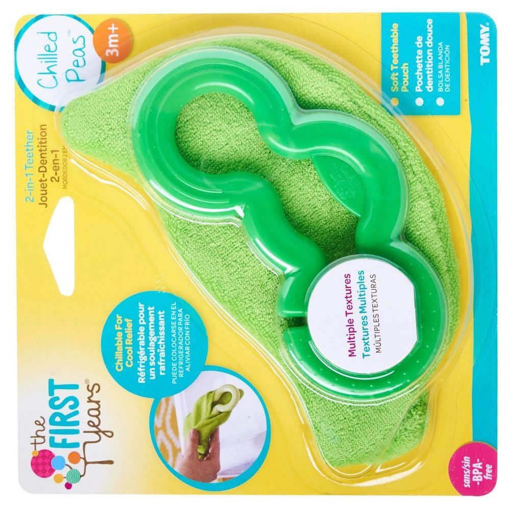 The First Years - Chilled Peas 2-in-1 Teether