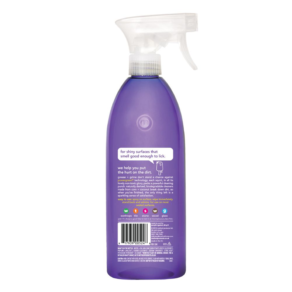 Method - APC Spray French Lavender Multi-Surface Cleaner - 828ml