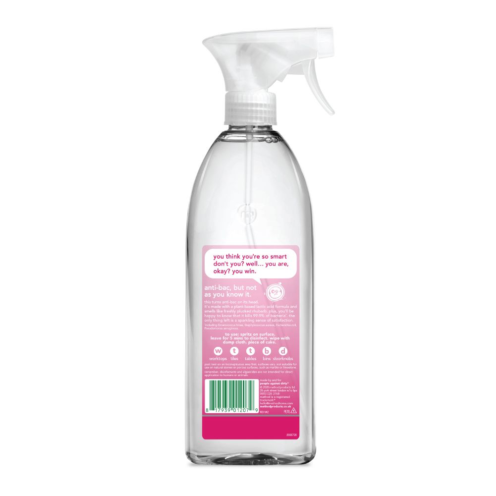 Method - Anti-Bac APC Surface Cleaner Wild Rhubarb 828ml