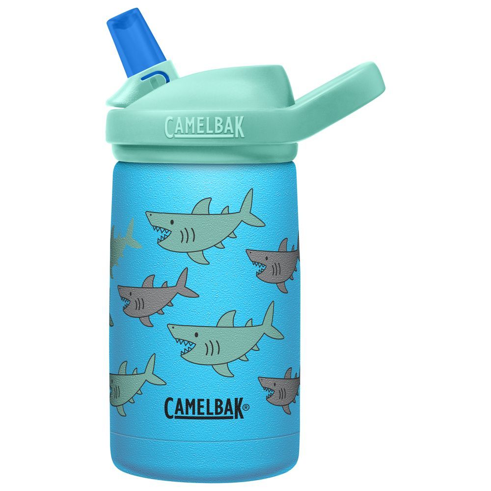 CamelBak - Eddy+ Kids Stainless Steel Bottle - School of Sharks - 341ml