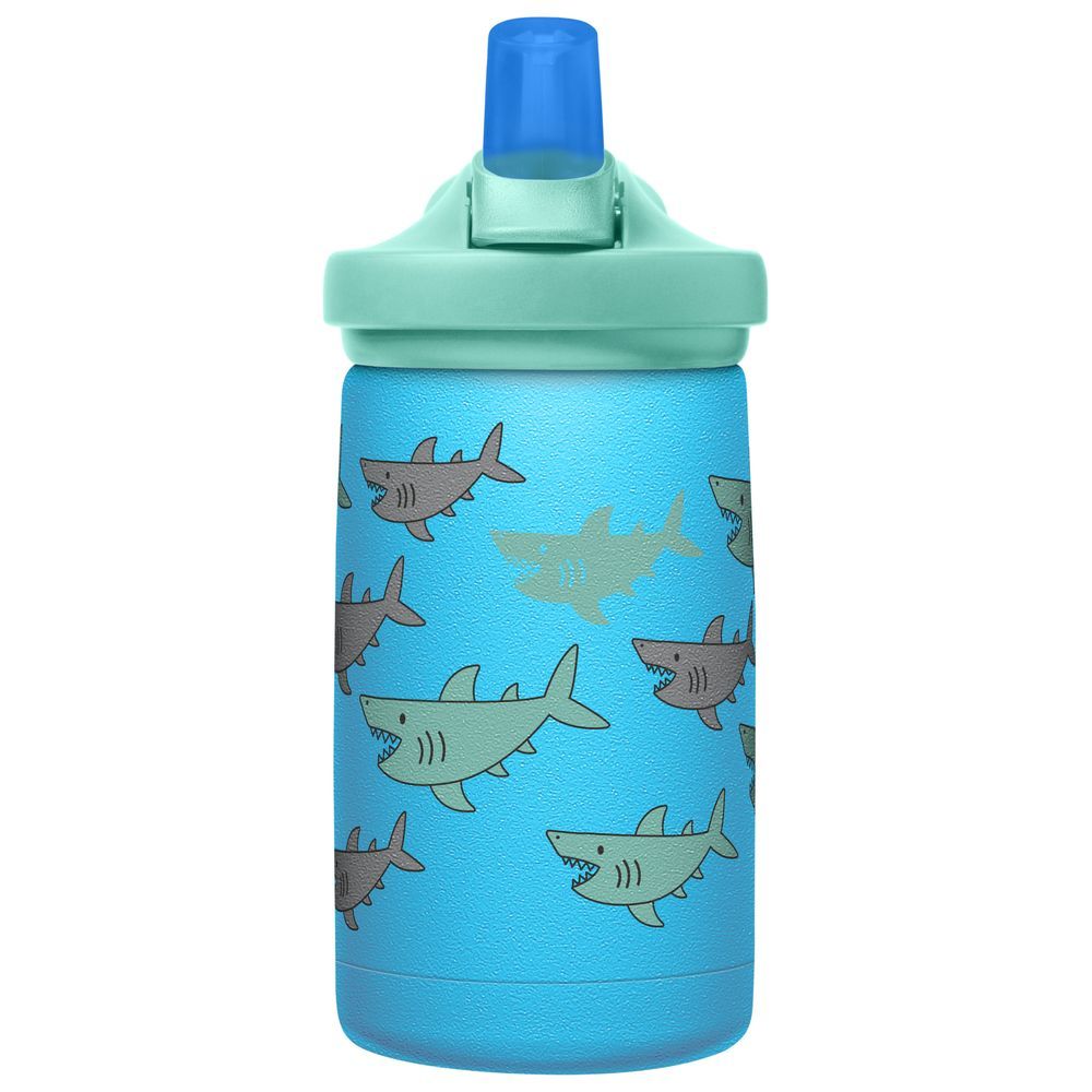 CamelBak - Eddy+ Kids Stainless Steel Bottle - School of Sharks - 341ml