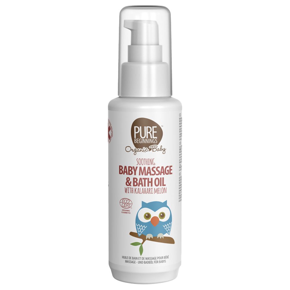 Pure Beginnings - Organic Soothing Baby Massage & Bath Oil 100ml