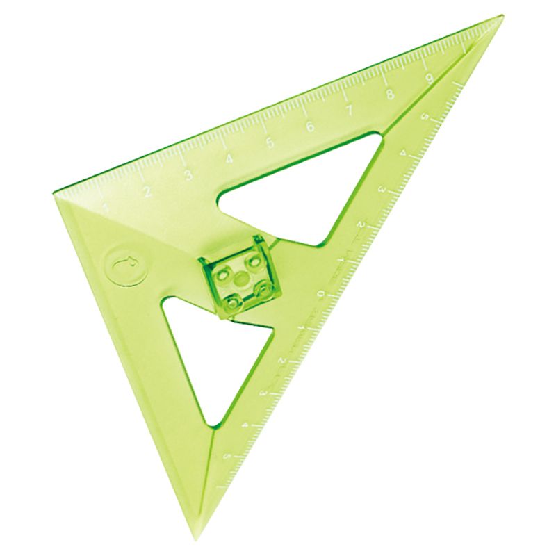 K2Y - Maths Set Square, 45/90 Degree - Green