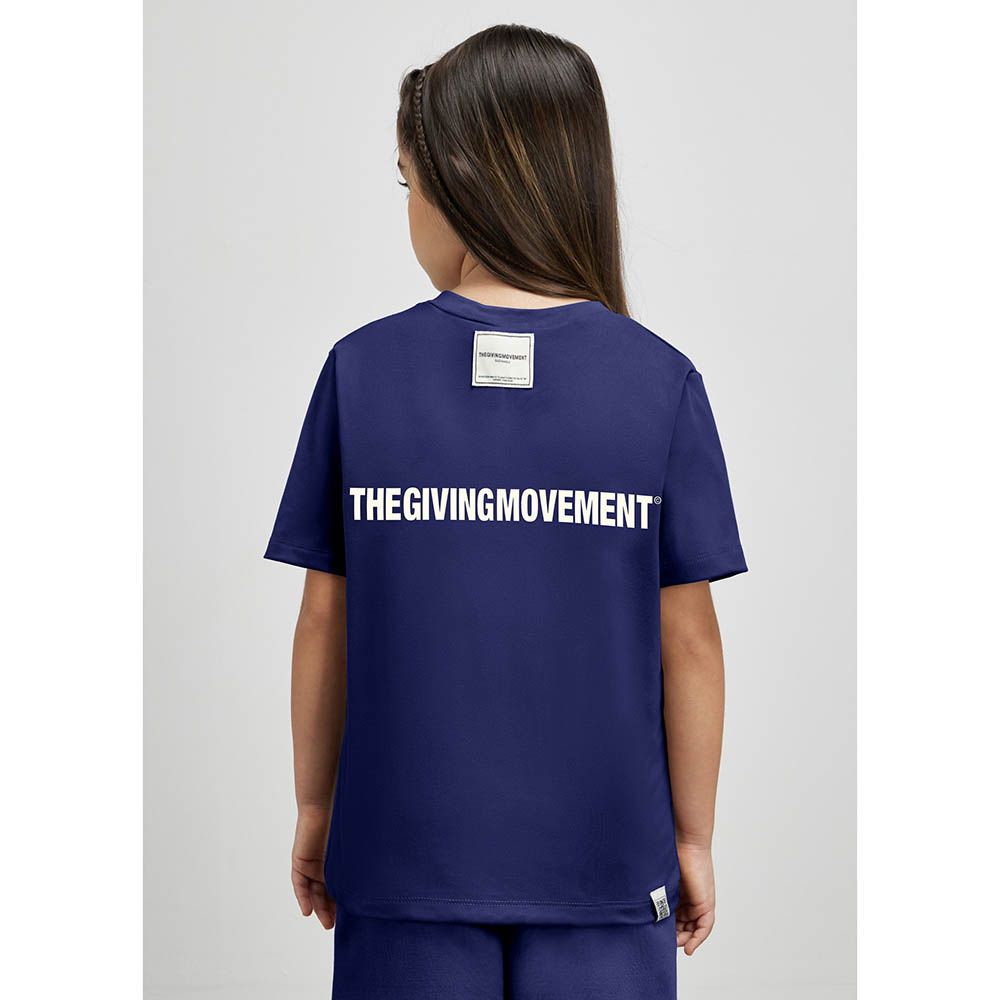 The Giving Movement - Kids Regular Fit T-Shirt - Navy