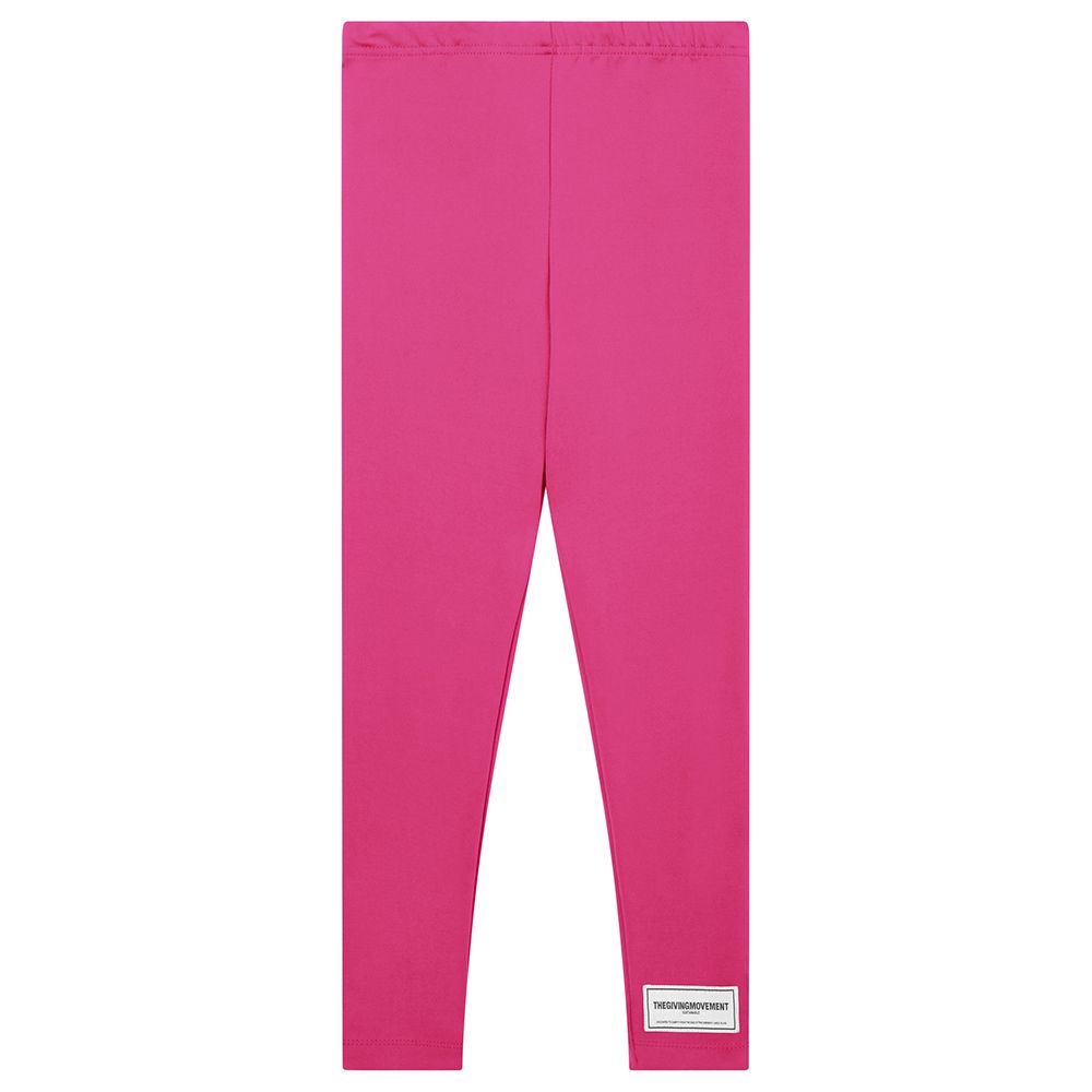 The Giving Movement - Kids Recycled Leggings - Fuchsia Pink