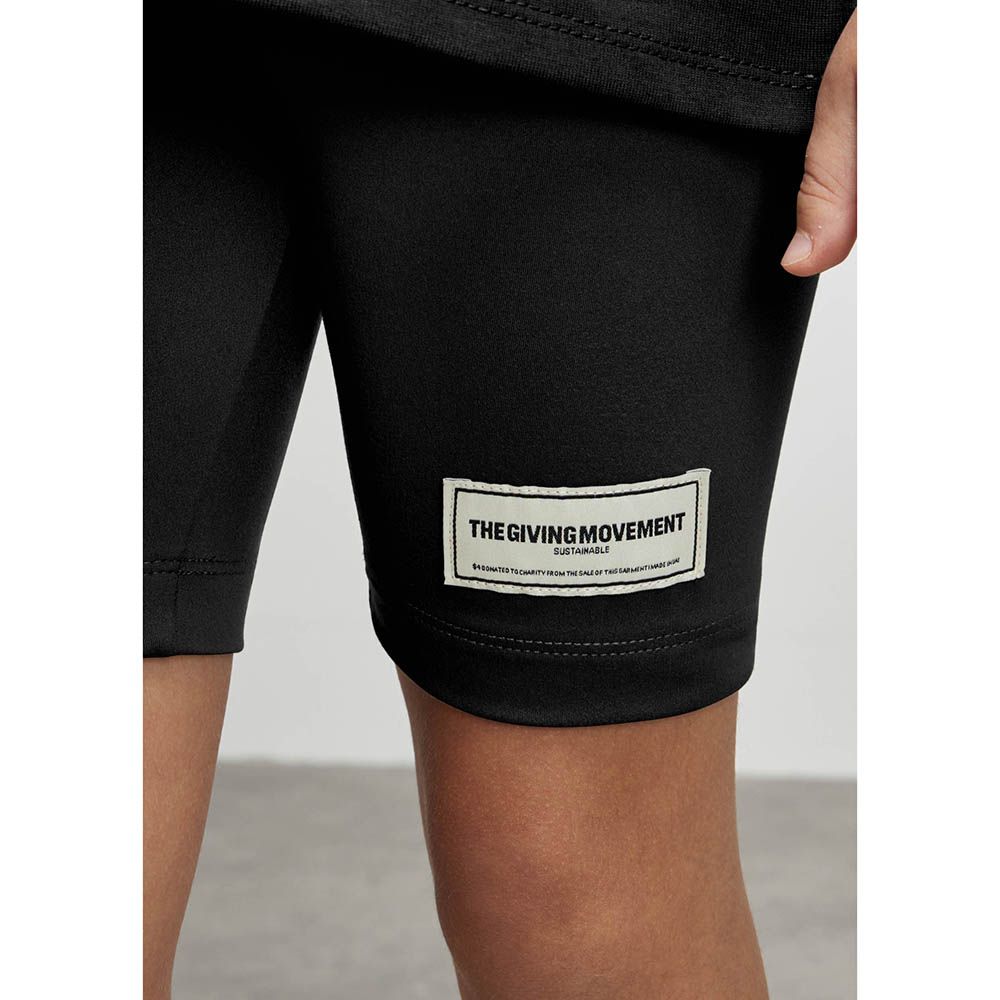 The Giving Movement - Kid's Biker Shorts - Pitch Black