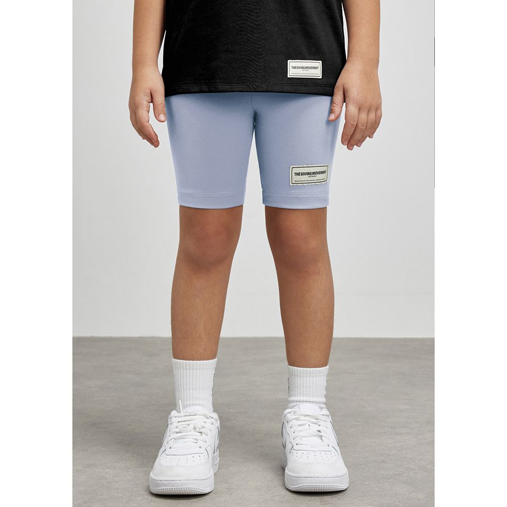 The Giving Movement - Kid's Biker Shorts - Powder Blue