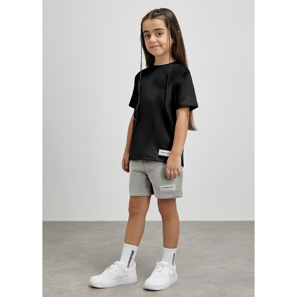 The Giving Movement - Kids Lounge Shorts - Grey Marl