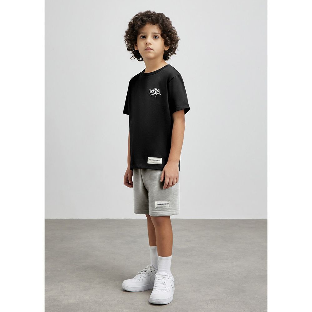 The Giving Movement - Kids Lounge Shorts - Grey Marl