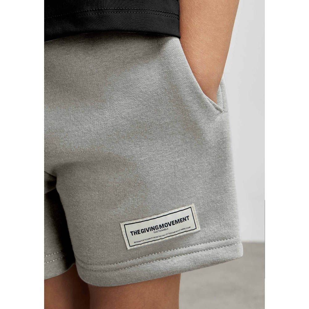 The Giving Movement - Kids Lounge Shorts - Grey Marl