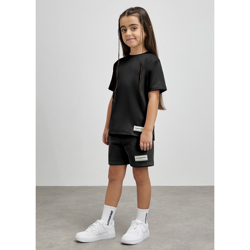 The Giving Movement - Kids Lounge Shorts - Pitch Black