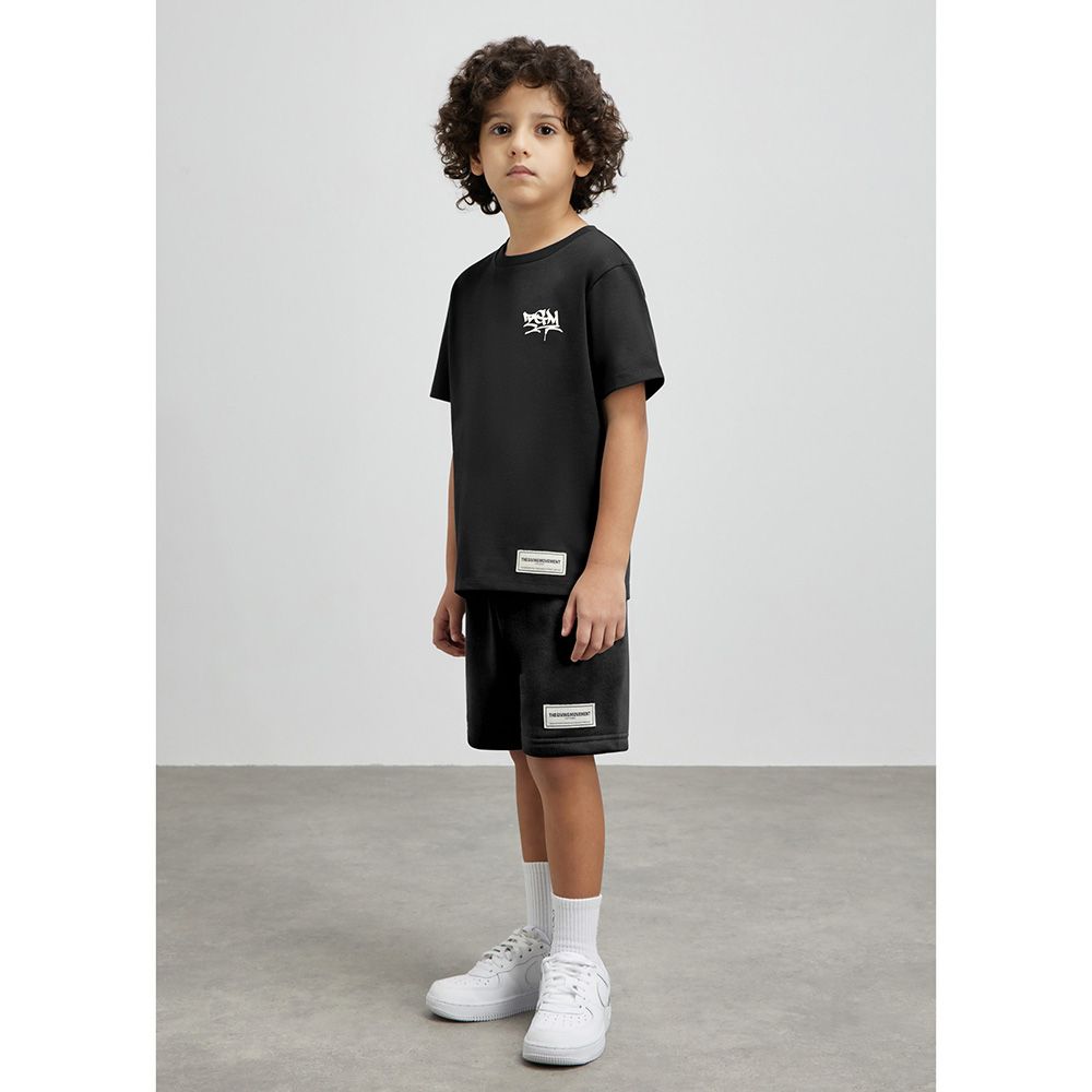 The Giving Movement - Kids Lounge Shorts - Pitch Black