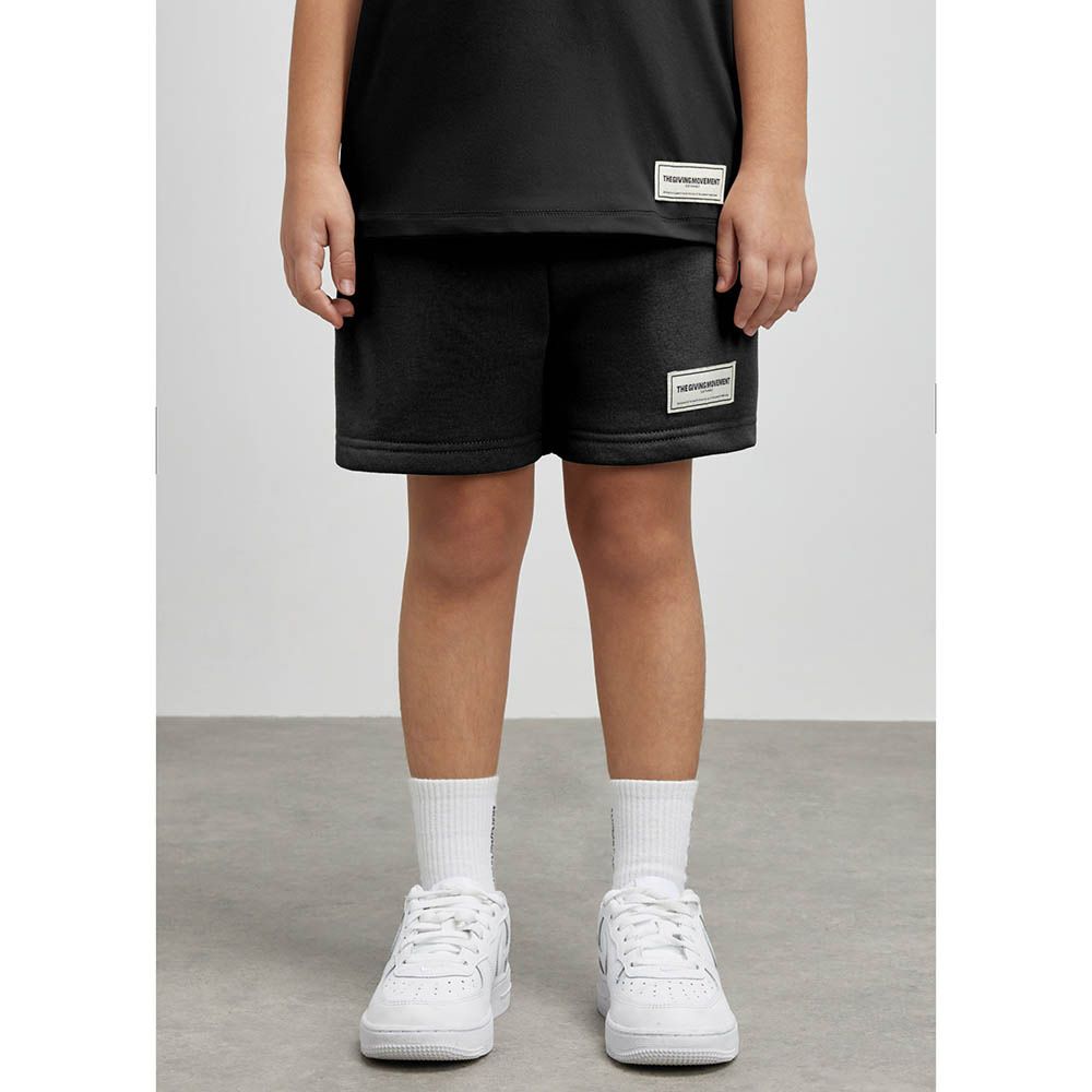 The Giving Movement - Kids Lounge Shorts - Pitch Black