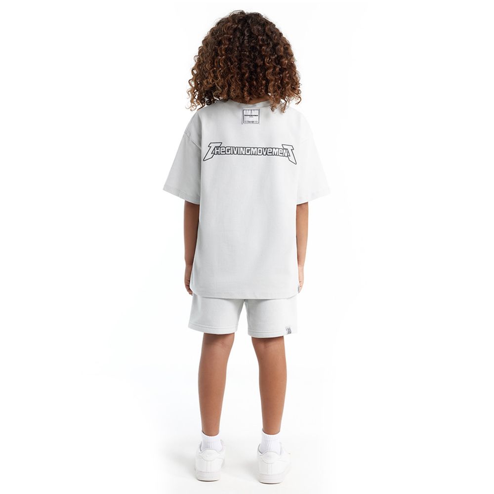 The Giving Movement - Kids Oversized Fit T-Shirt - Misty Grey