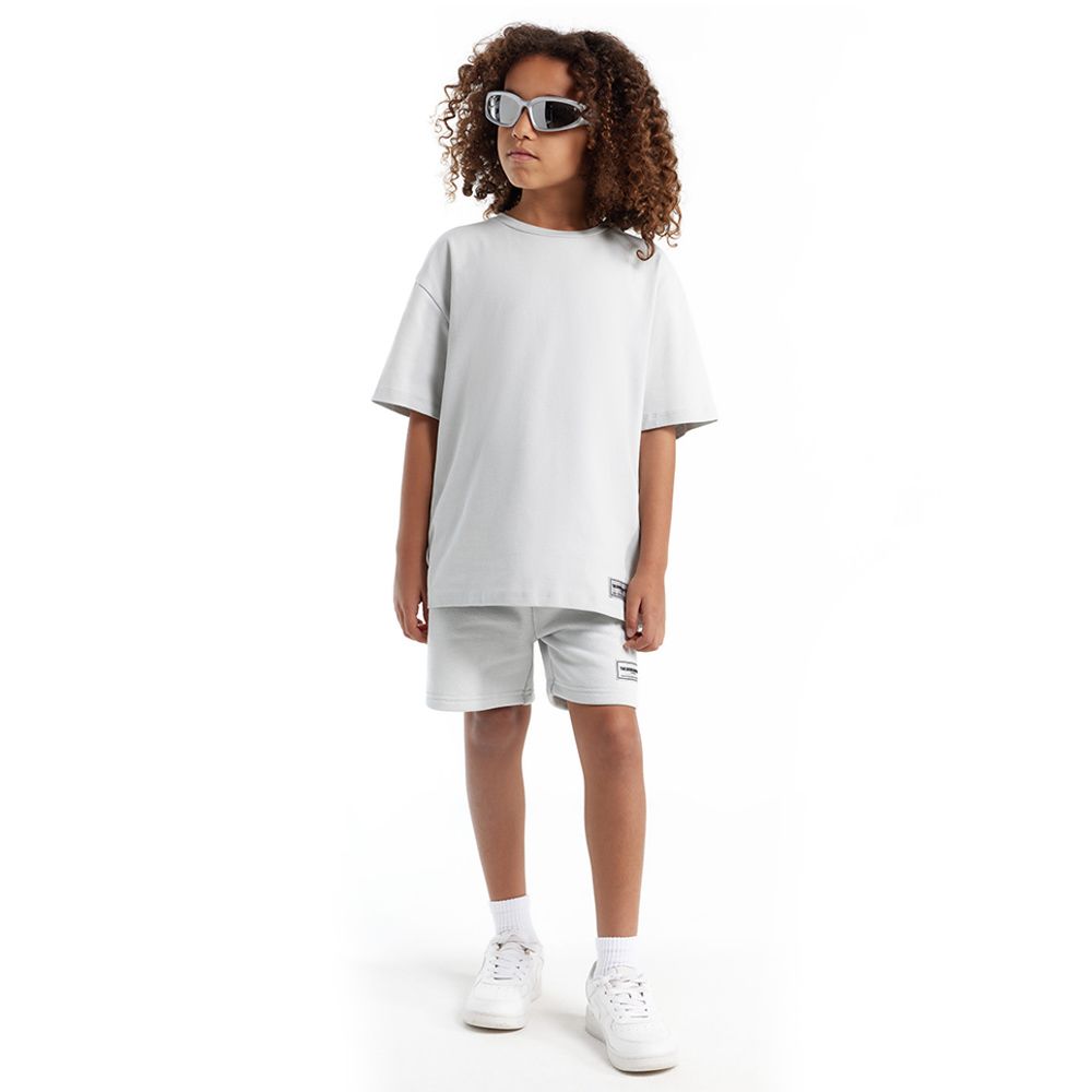 The Giving Movement - Kids Oversized Fit T-Shirt - Misty Grey