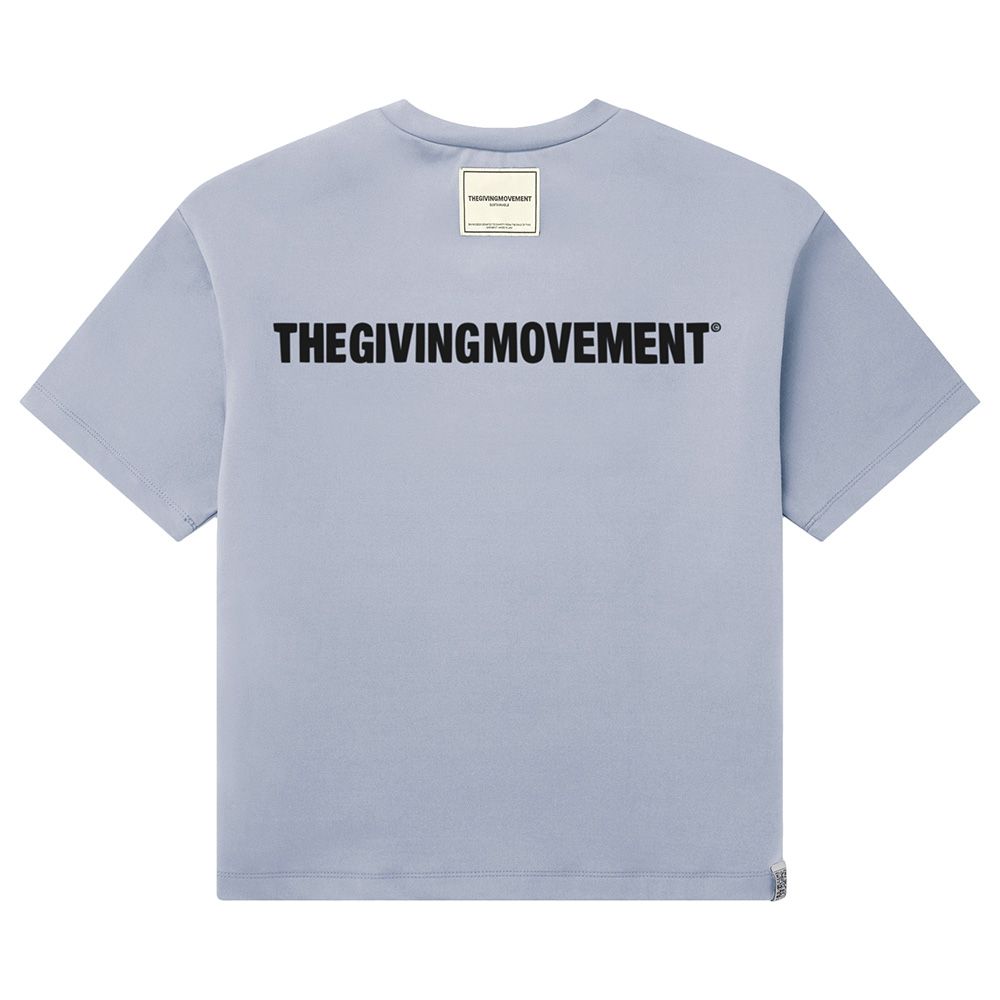 The Giving Movement - Kids Oversized T-Shirt - Powder Blue