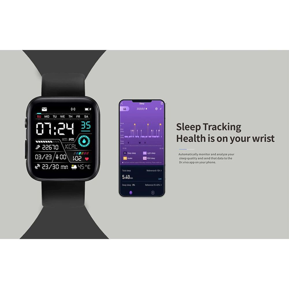 Iwown - Smart Watch CS254 - Black