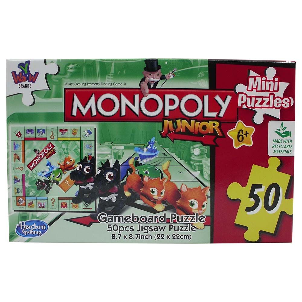 Ywow - Monopoly Mini Junior Puzzles - 50pcs