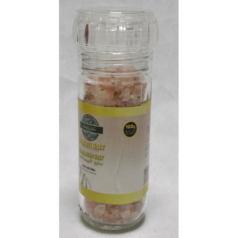 Himalayan Salt - Salt Grinder Glass Bottle - 100G