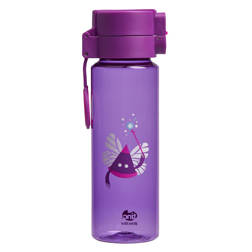 Ooloo Flip and Clip Water Bottle - Purple